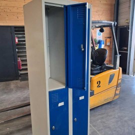 Vestiaire monobloc avec 4 casiers